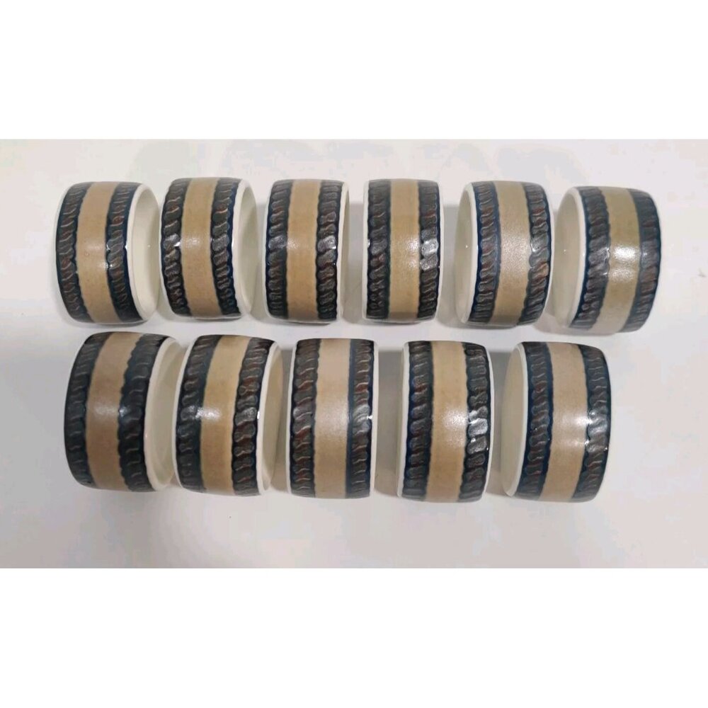MIKASA ARABELLA 11 NAPKIN RINGS 2" EUC Or In Set Of 4 Or 5 Or 6 Or 8